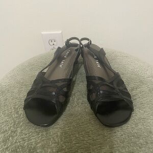 David Tate Elegant Black Sandals